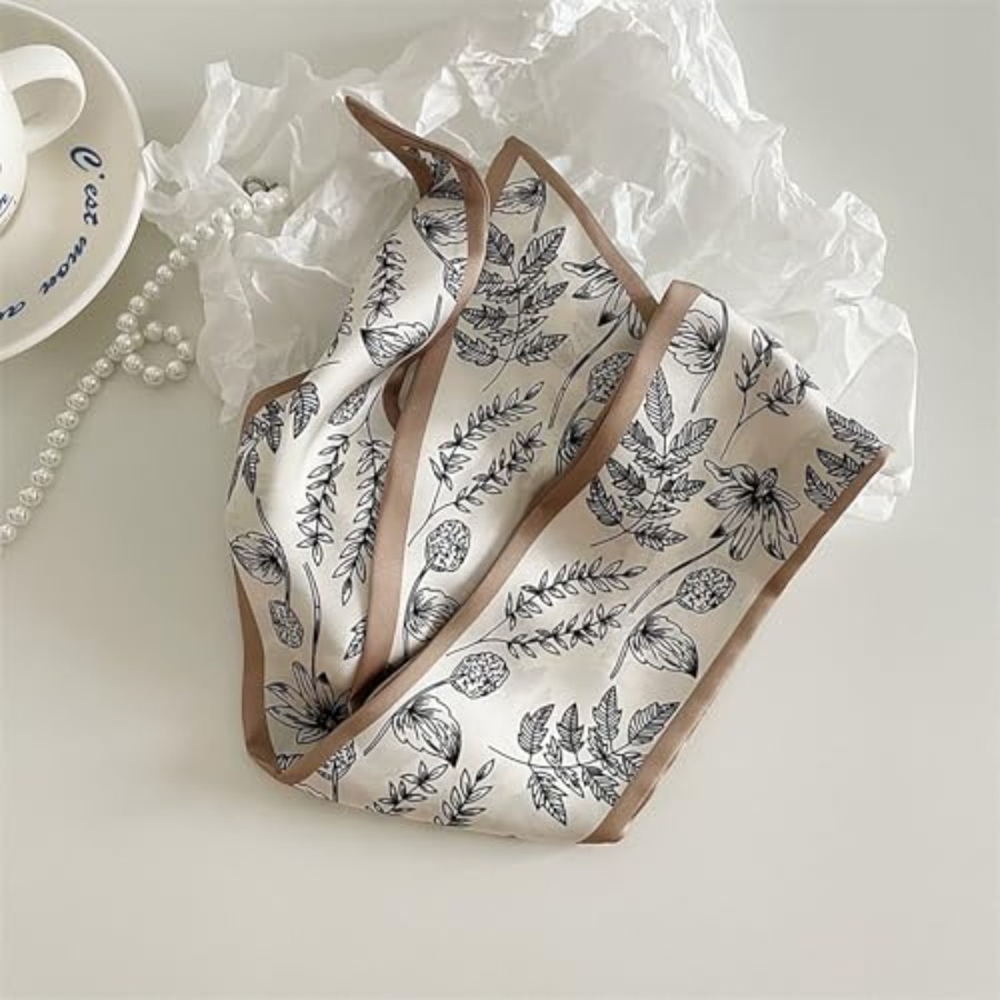 WENLOOY Zestaw 4 szt. szalików – Silk Neck Scarf recenzja i cena