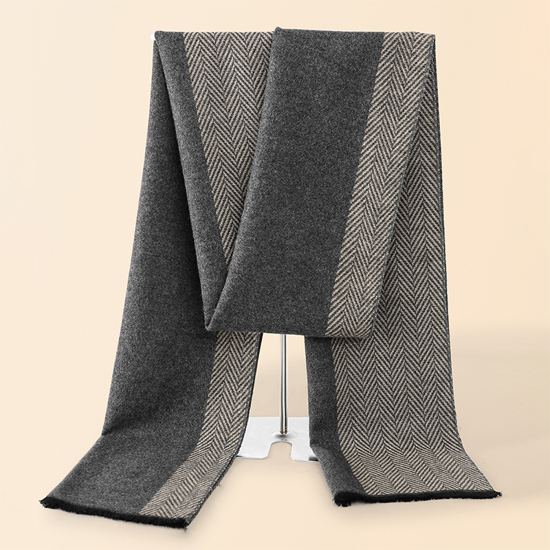Luksusowy zimowy męski szal sz – Muffler Men Wool recenzja i cena